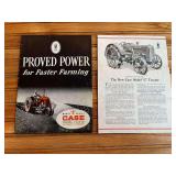 (2) Case C + D Tractor Sales Literature