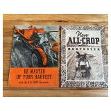 (2) Allis Chalmers All Crop Combine Sales Literature