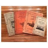 (4) Massey Manuals