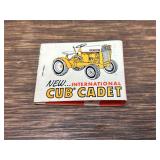 IH Cub Cadet Matchbook