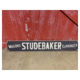 Studebaker Wagons + Carriages SSW Sign