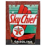 Texaco Sky Chief Gasoline SSP Sign