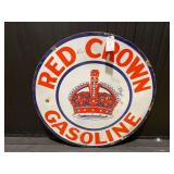 Red Crown Gasoline SSP Sign