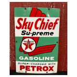 1960 Sky Chief Su-Preme Gasoline - SSP Sign