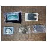 (5) John Deere Belt Buckles