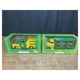 (2) John Deere Trucks NIB Ertl