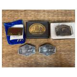 (5) John Deere Belt Buckles