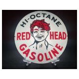 Red Head Hi-Octane Gasoline Lens.