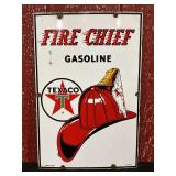 Texaco Fire-Chief Gasoline SSP Sign