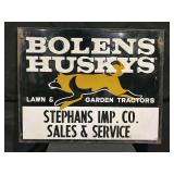 Single Sided Bolens Huskey Dealer Sign