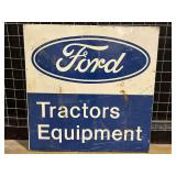 Painted Tin Ford Tractors Equipment