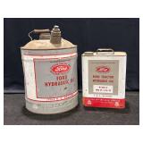 (2) Ford Tractor Hydraulic Oil Cans