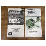 (2) 1977 + 1979 John Deere Farmers Pocket Notebooks