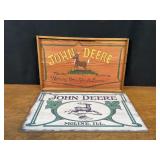 (2) John Deere Signs