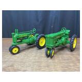 (2) 1/16 John Deere A + 70 Ertl