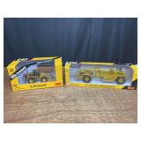 (2) 1/50 Caterpillare Wheel Loader + Scraper NIB Norscot