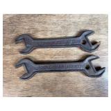 (2) Deere & Mansur Co. Wrenches