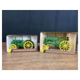 (2) 1/16 John Deere G + BR Collector NIB Ertl