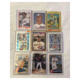 (9) Baseball Greats Rookie Cards