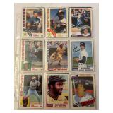 (18) Early 1980s Topps Baseball Stars Cards