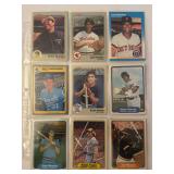 (18) 1980s Fleer Baseball Stars(Stargell, Molitor, Fisk)