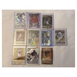 (10) Mixed Baseball Insert Cards(Inclduing Numbered)