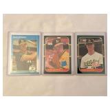 (3) Mark McGwire Rookie Cards