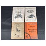 Allis Chalmers Cultivator, Plows, and Engine Operator’s Manuals and Gleaner Model S Combine Operator’s Manual