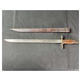 Toyoda Jidou Shokki Japanese Arisaka Bayonet w/Steel Scabbard