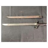 Mukden Arsenal (Manchuria) Japanese Arisaka Bayonet w/Steel Scabbard