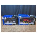 (2) 1/32 New Holland TG305 + Baler NIB Ertl