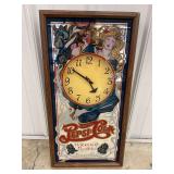 Pepsi-Cola Mirrored Wall Clock