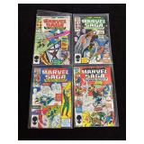 (4) The Marvel Saga Comics (#8, 9, 10, & 11, Marvel)