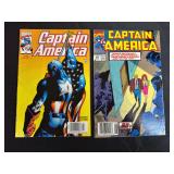 (2) Captain America Issues #374 and #450 (Marvel, 1990 & 1996)