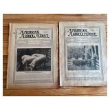 (2) 1900 American Agriculturist Magazines