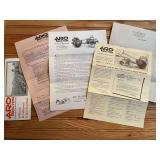 Aro Tractor Sales Literature