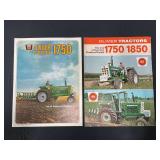 (2) Oliver 1750 + 1850 Tractor Sales Literature