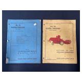 (2) Massey-Harris No. 26 Combine Manuals