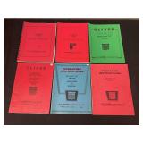 (6) Oliver Tractor Manuals