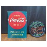 (2) Coca-Cola Reproduction Signs