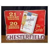 Chesterfield Cigarettes SST Sign