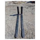 (1) Set of 60" Pallet Forks