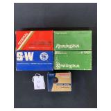 5 Boxes Federal, Remington, S&W 84, 88, 90 & 95 Gr. FMC & JHP