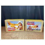 (2) Coca-Cola Airplane Banks NIB Ertl