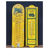 (2) John Deere Thermometers