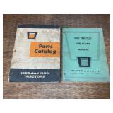 (2) Oliver 1800 + 1900 Tractor Manuals