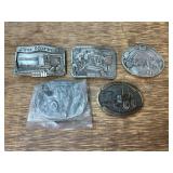 (5) Case-IH Belt Buckles