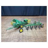 (2) 1/16 John Deere Plow + Baler Ertl