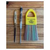 (3) Seed Company Letter Opener, Brush, Screwdriver