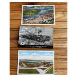 (3) John Deere Postcards